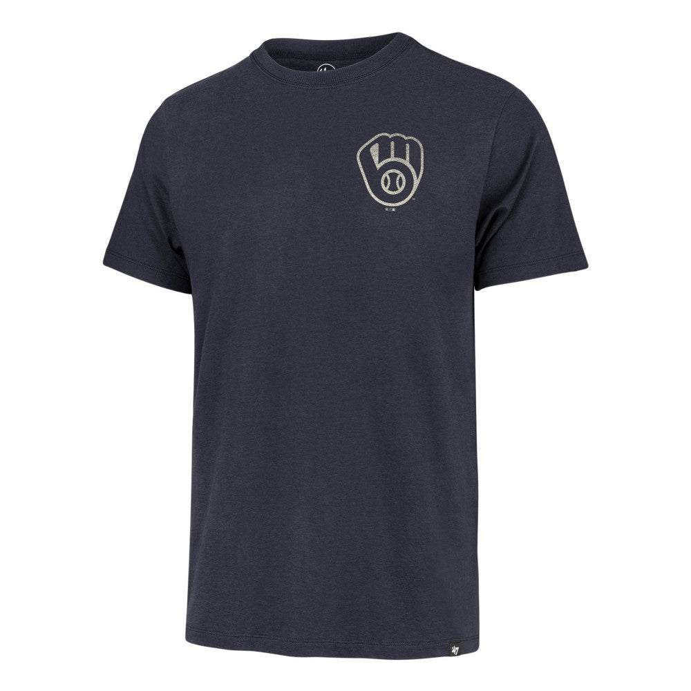 Milwaukee Brewers '47 Turn Back Franklin T-Shirt - Navy T-shirts