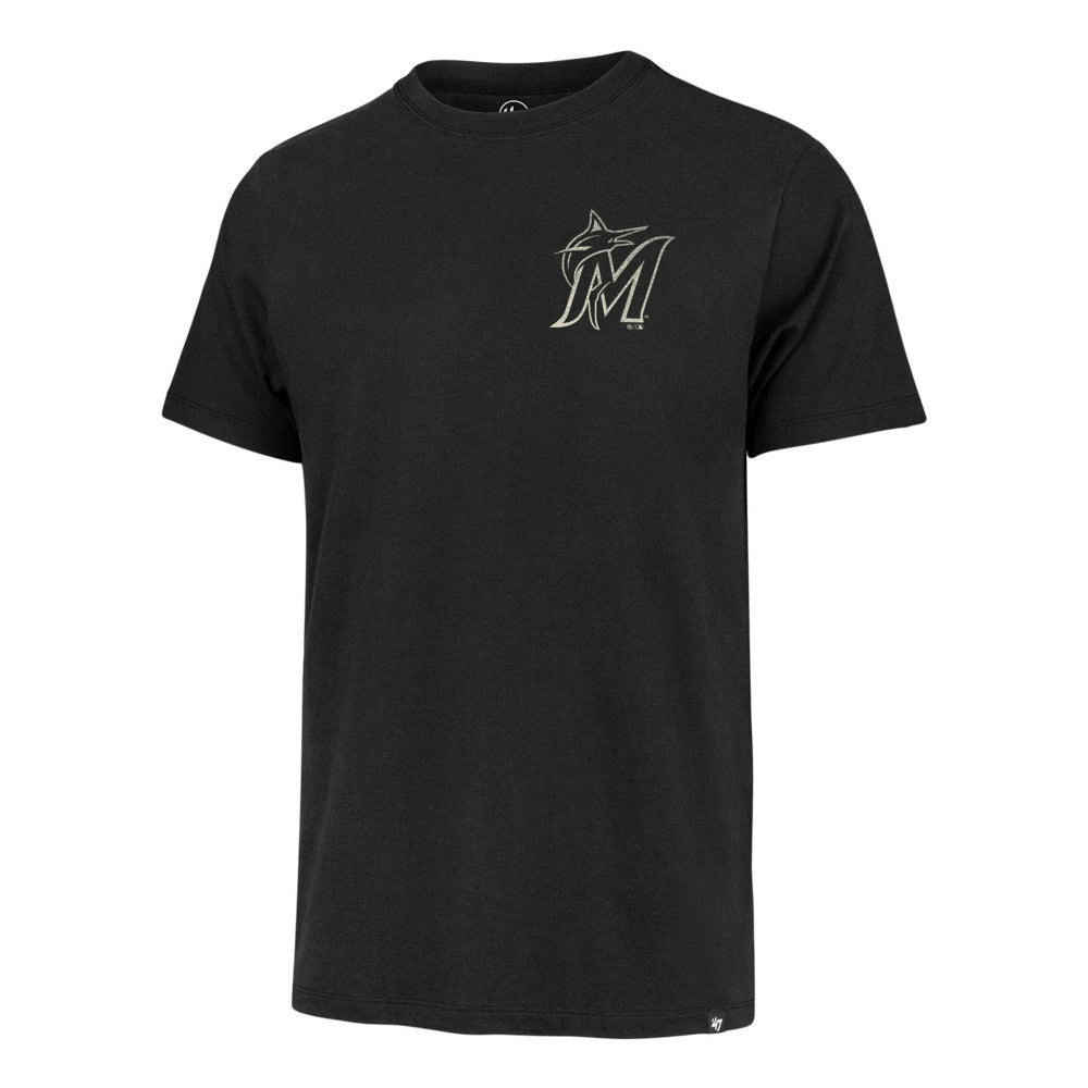 Miami Marlins '47 Turn Back Franklin T-Shirt - Black T-shirts