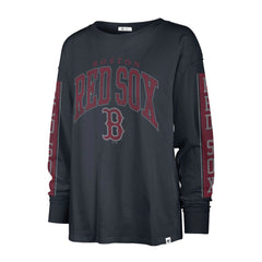 Boston Red Sox '47 Women's Statement Long Sleeve T-Shirt - Navy T-shirts