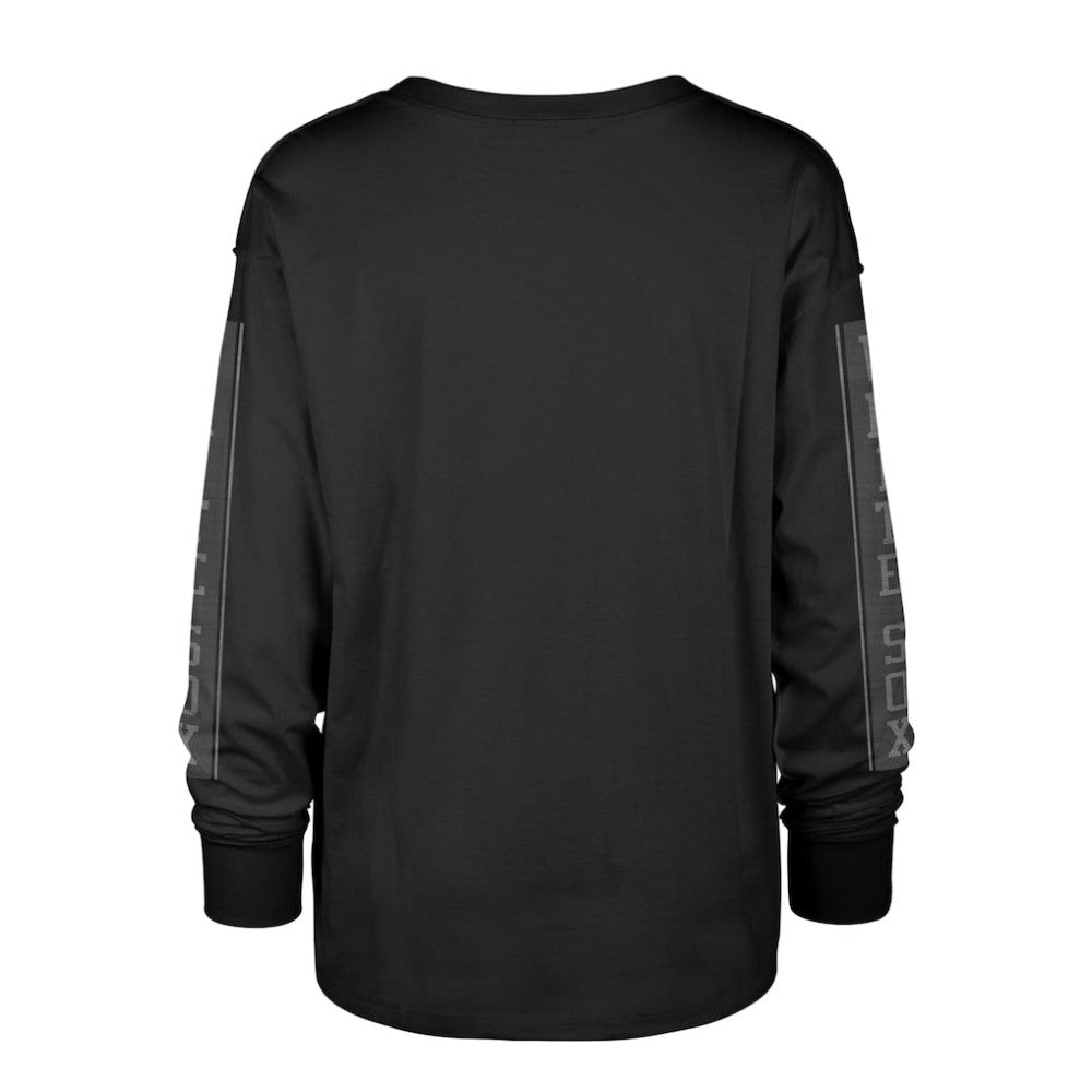 Chicago White Sox '47 Women's Statement Long Sleeve T-Shirt - Black T-shirts