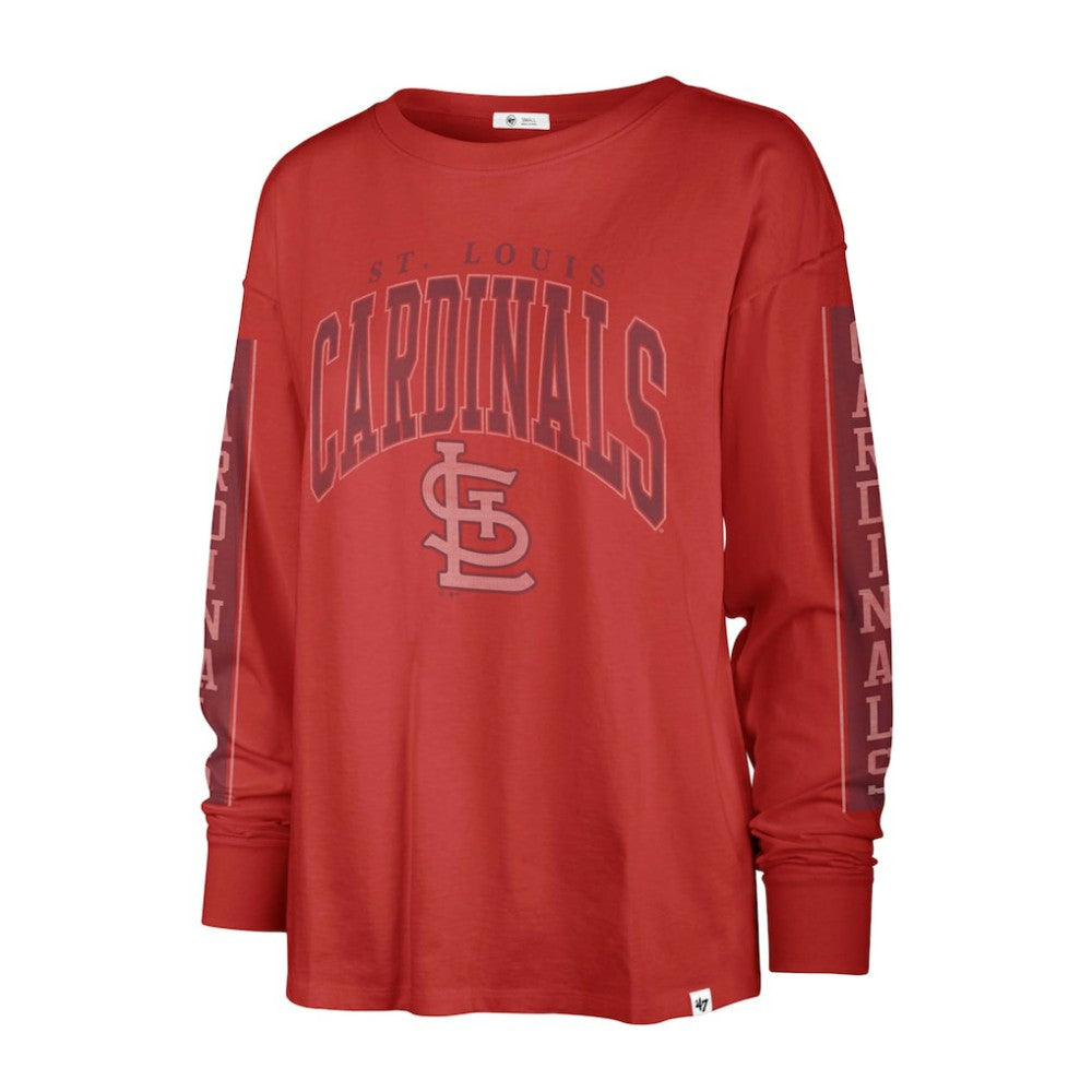 St. Louis Cardinals '47 Women's Statement Long Sleeve T-Shirt - Red T-shirts