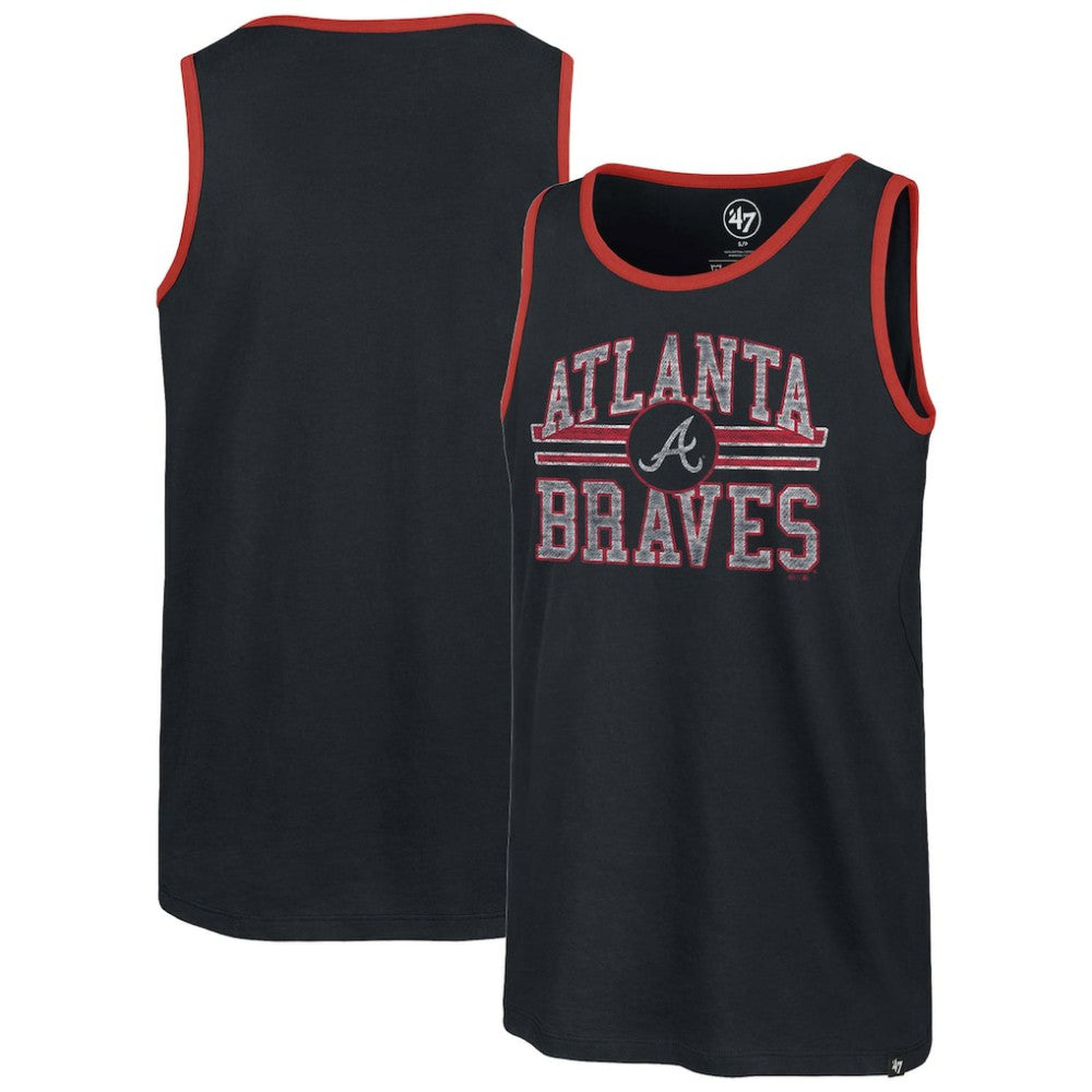 Atlanta Braves '47 Winger Franklin Tank Top - Navy Tanks