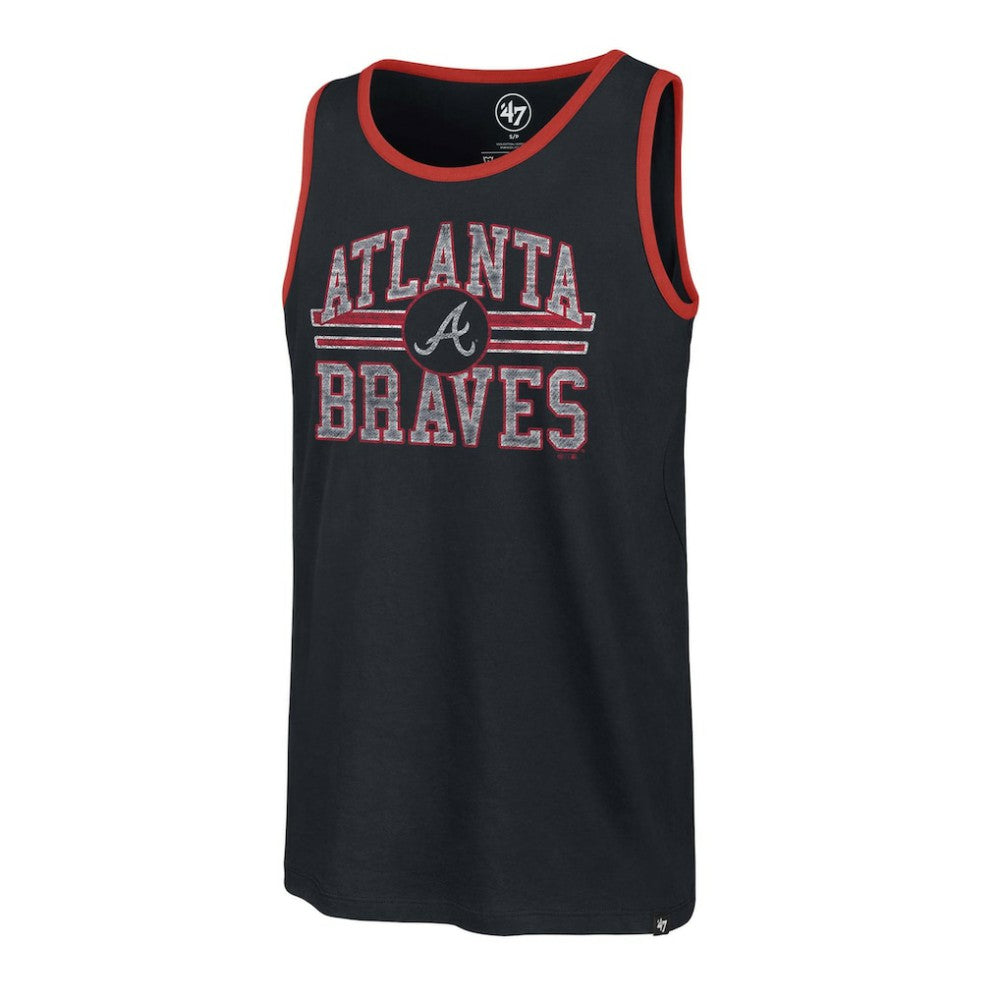 Atlanta Braves '47 Winger Franklin Tank Top - Navy Tanks