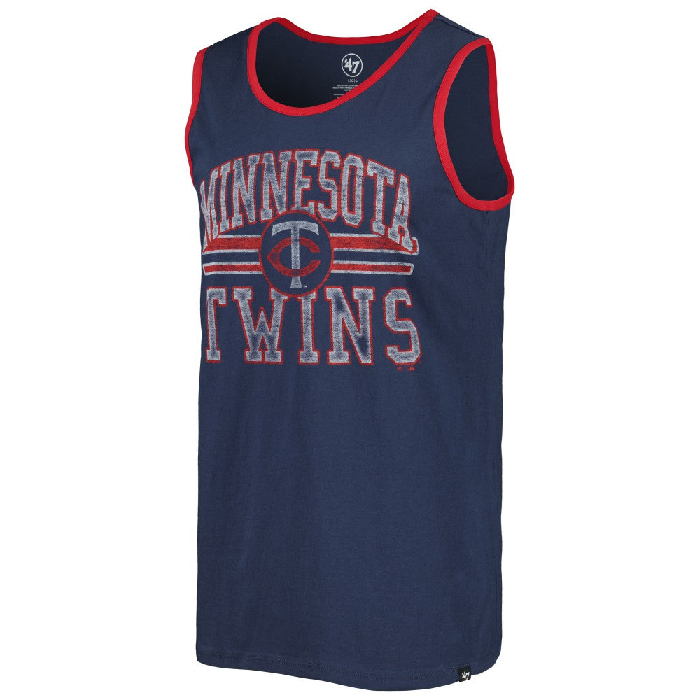Minnesota Twins '47 Winger Franklin Tank Top - Navy Tanks