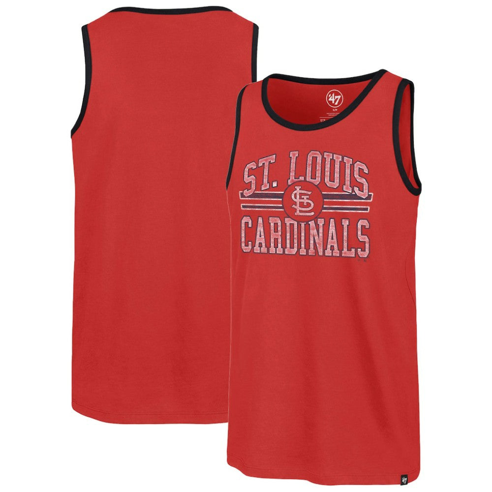 St. Louis Cardinals '47 Winger Franklin Tank Top - Red Tanks