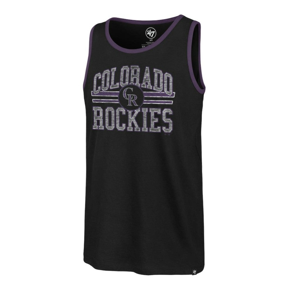 Colorado Rockies '47 Winger Franklin Tank Top - Black Tanks