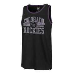 Colorado Rockies '47 Winger Franklin Tank Top - Black Tanks