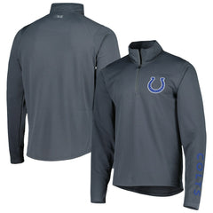 Indianapolis Colts MSX by Michael Strahan Half-Zip Pullover Charcoal