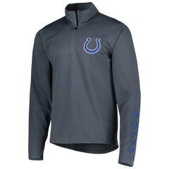 Indianapolis Colts MSX by Michael Strahan Half-Zip Pullover Charcoal