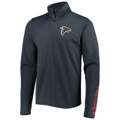 Atlanta Falcons MSX by Michael Strahan Half-Zip Pullover Charcoal