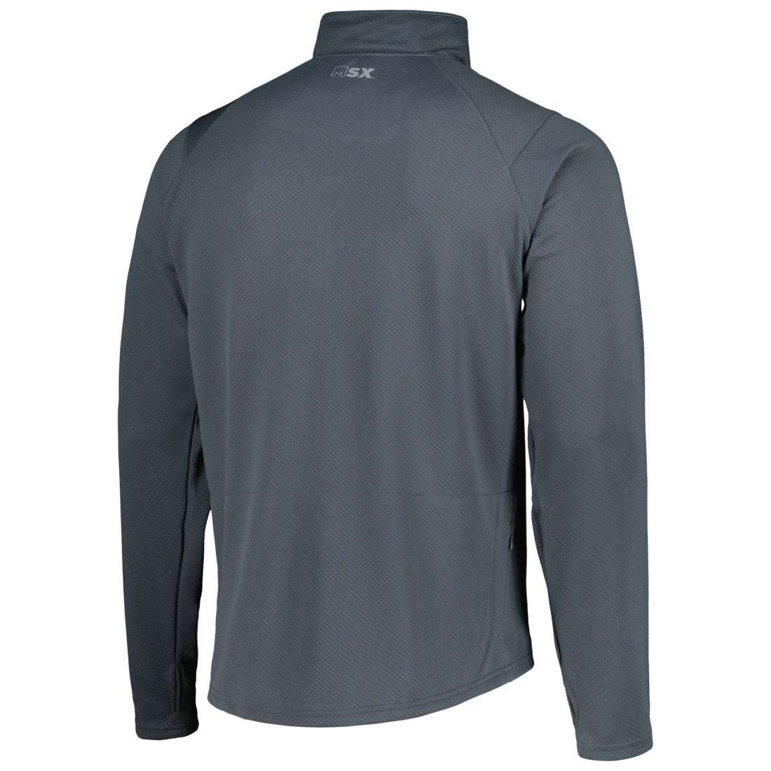Detroit Lions MSX by Michael Strahan Half-Zip Pullover Charcoal