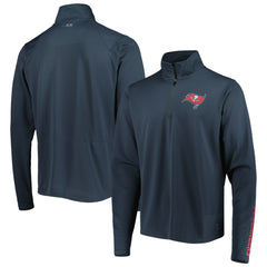 Tampa Bay Buccaneers MSX by Michael Strahan Half-Zip Pullover Charcoal
