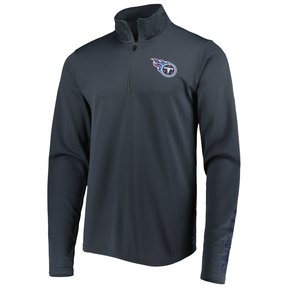 Tennessee Titans MSX by Michael Strahan Half-Zip Pullover Charcoal