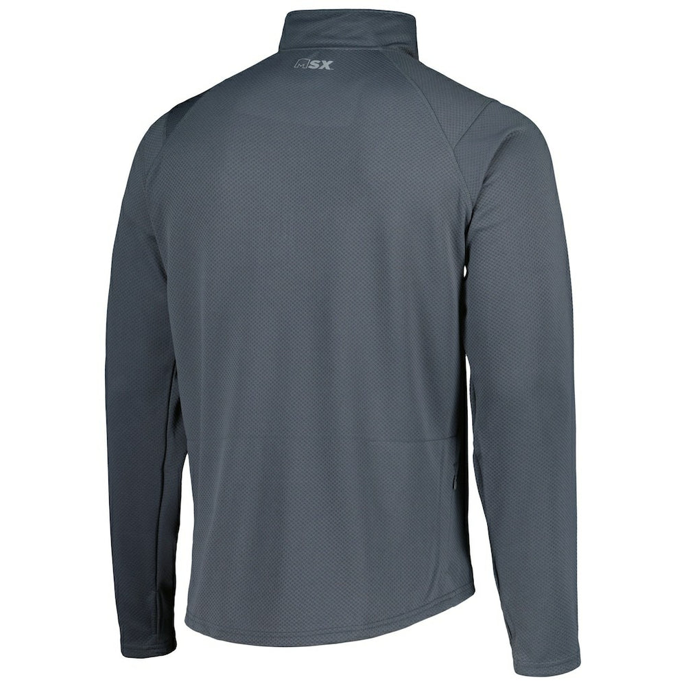 Minnesota Vikings MSX by Michael Strahan Half-Zip Pullover Charcoal