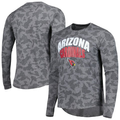 Arizona Cardinals MSX by Michael Strahan Performance Camo Long Sleeve T-Shirt Gray