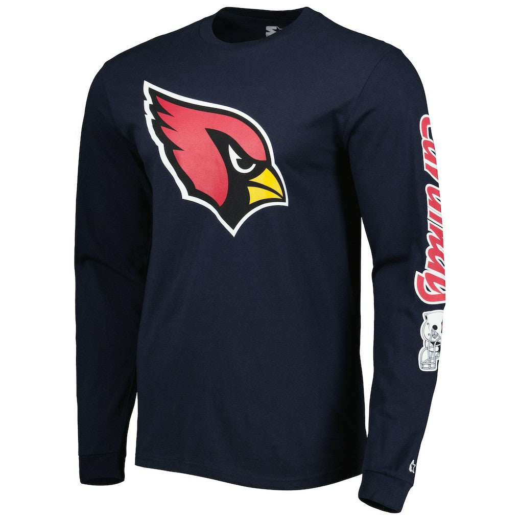 Arizona Cardinals Starter Halftime Long Sleeve T-Shirt Navy