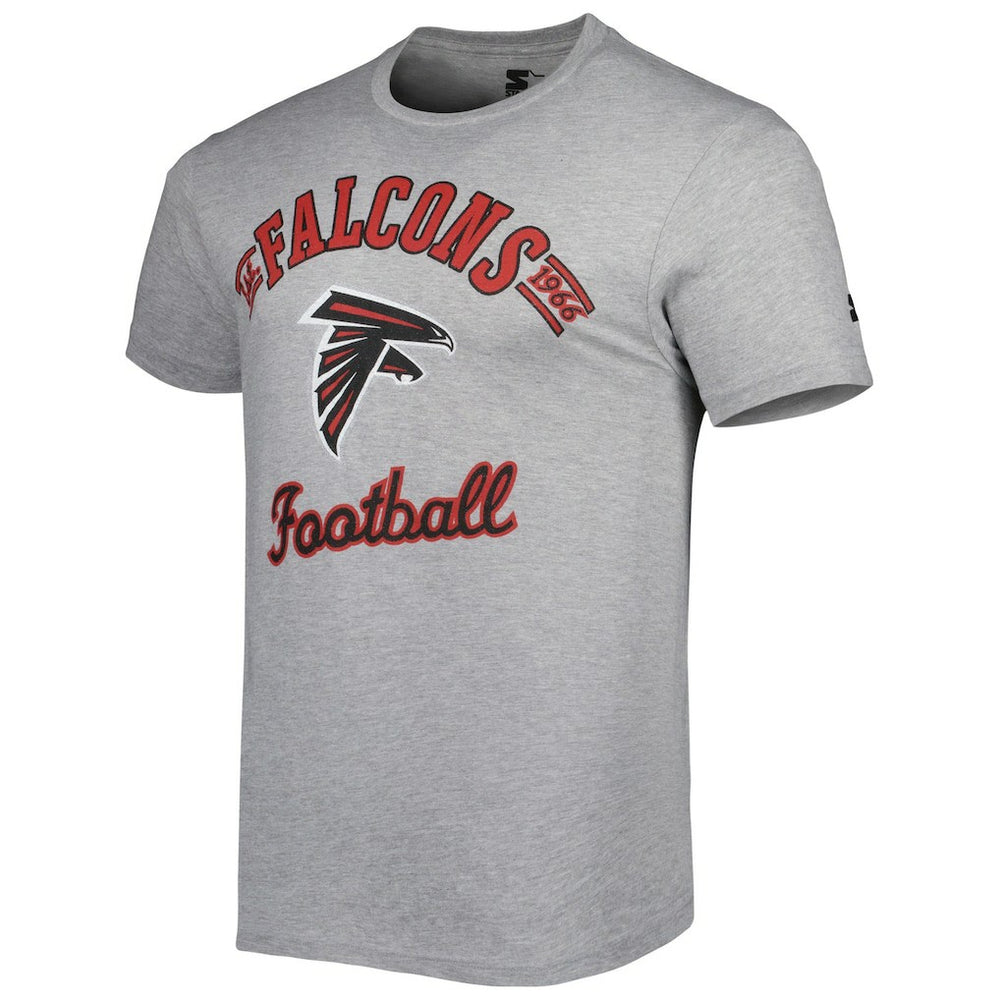 Atlanta Falcons Starter Prime Time T-Shirt Heathered Gray