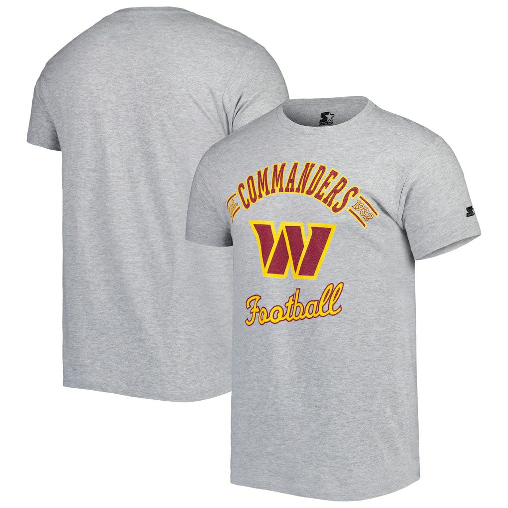 Washington Commanders Starter Prime Time T-Shirt Heathered Gray