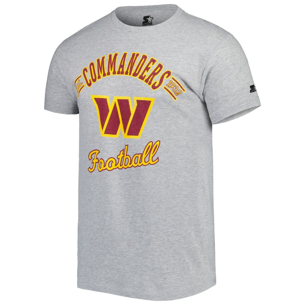 Washington Commanders Starter Prime Time T-Shirt Heathered Gray