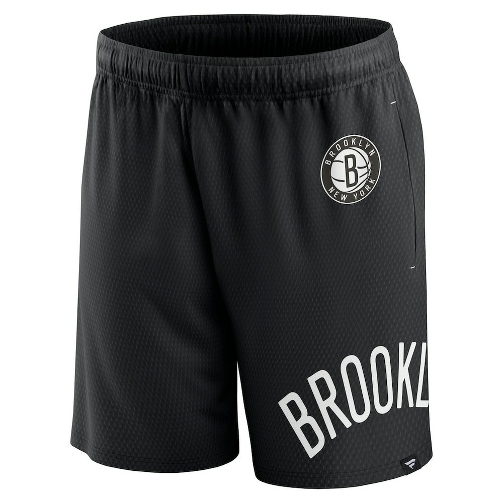 Brooklyn Nets Free Throw Mesh Shorts Black