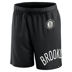 Brooklyn Nets Free Throw Mesh Shorts Black