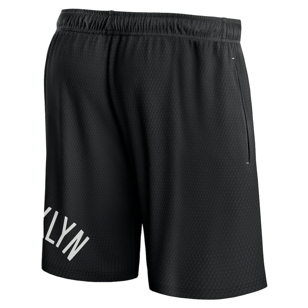 Brooklyn Nets Free Throw Mesh Shorts Black