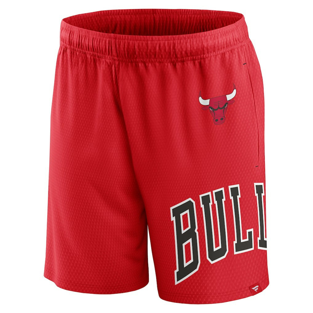 Chicago Bulls Free Throw Mesh Shorts Red