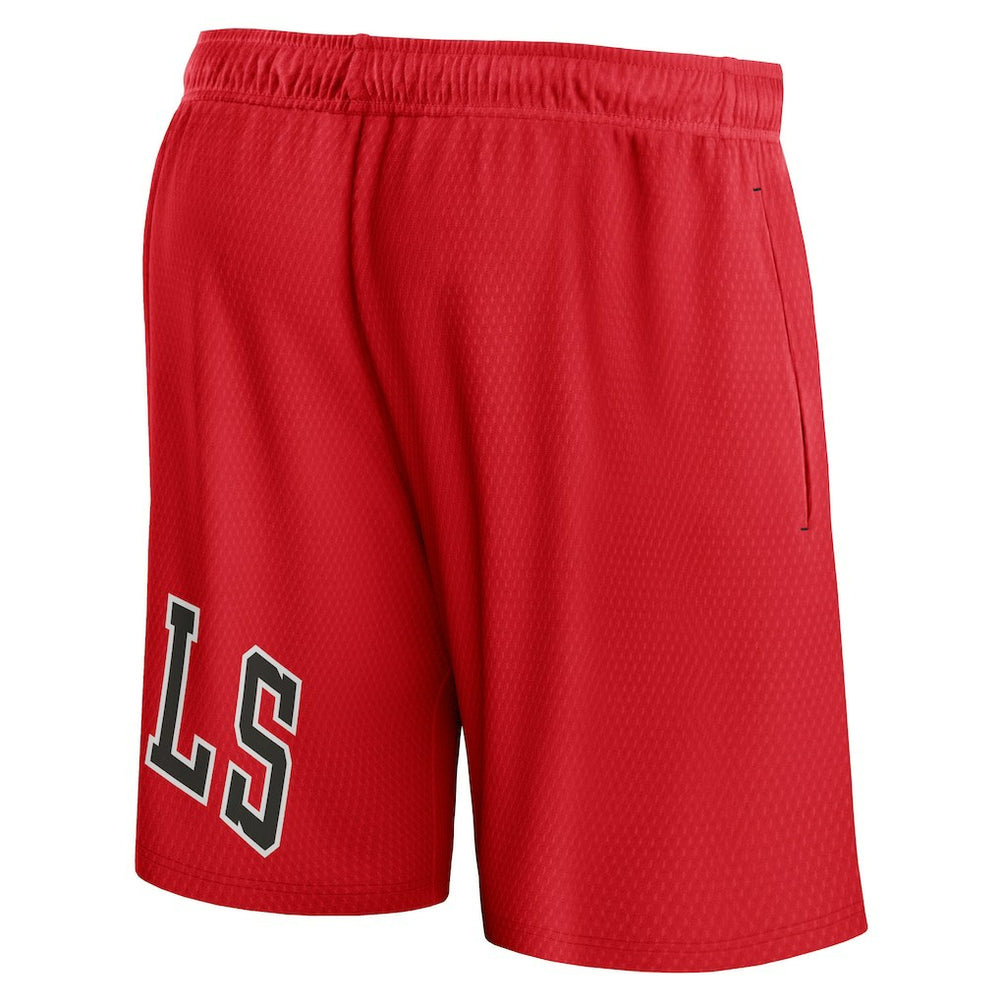 Chicago Bulls Free Throw Mesh Shorts Red
