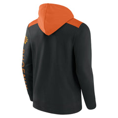 Phoenix Suns Skyhook Colorblock Full-Zip Hoodie Black/Orange
