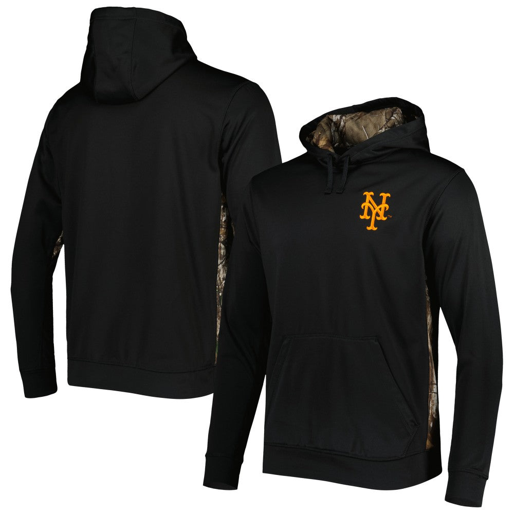 New York Mets Dunbrooke Ranger Pullover Hoodie - Black/Camo Hoodies
