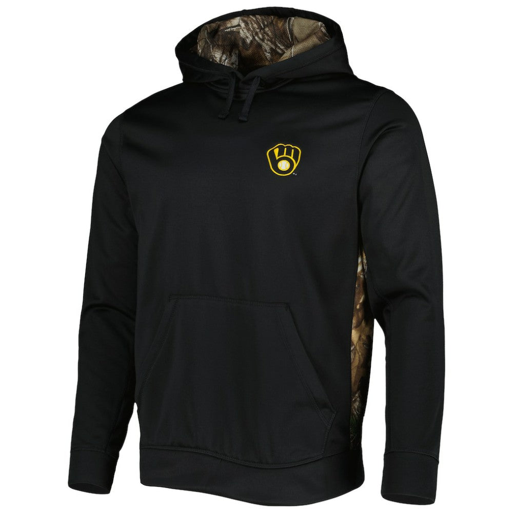 Milwaukee Brewers Dunbrooke Ranger Pullover Hoodie - Black/Camo Hoodies