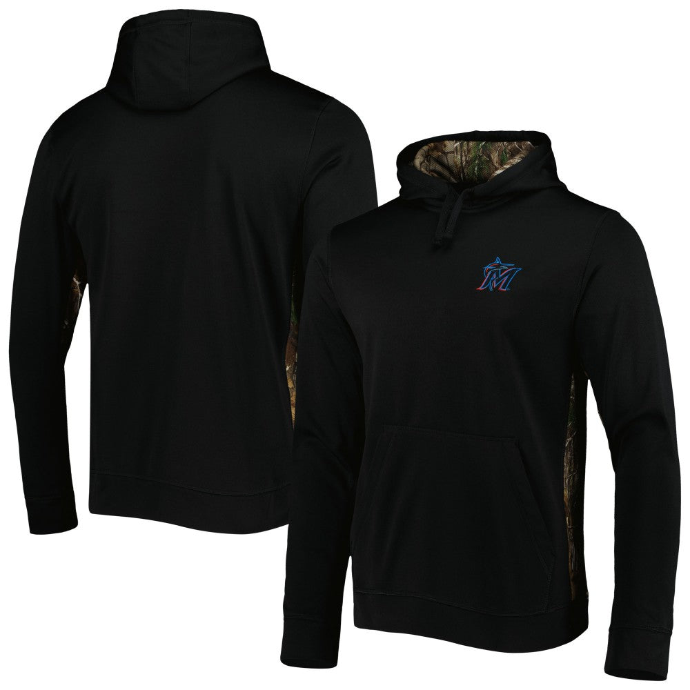 Miami Marlins Dunbrooke Ranger Pullover Hoodie - Black/Camo Hoodies