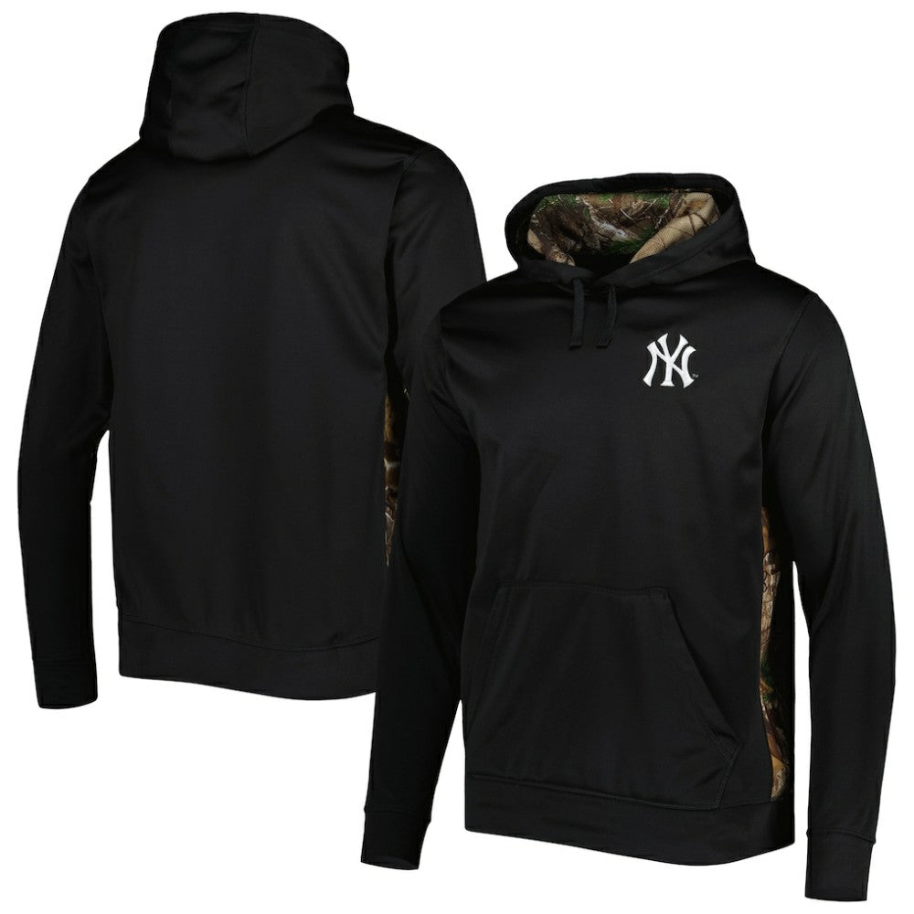 New York Yankees Dunbrooke Ranger Pullover Hoodie - Black/Camo Hoodies