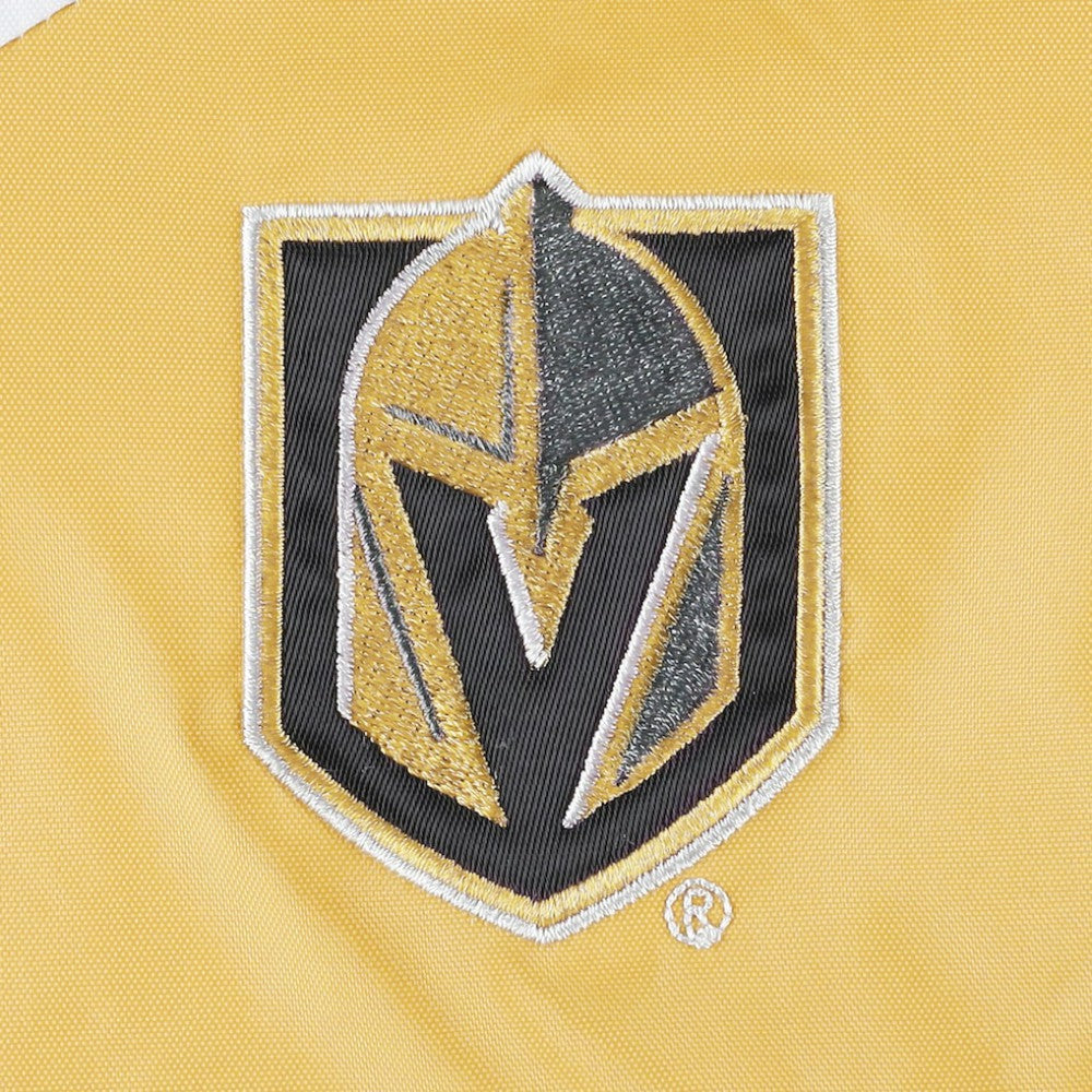 NHL Vegas Golden Knights Tommy Hilfiger Women's Staci Half-Zip Windbreaker Jacket - Black/Gold