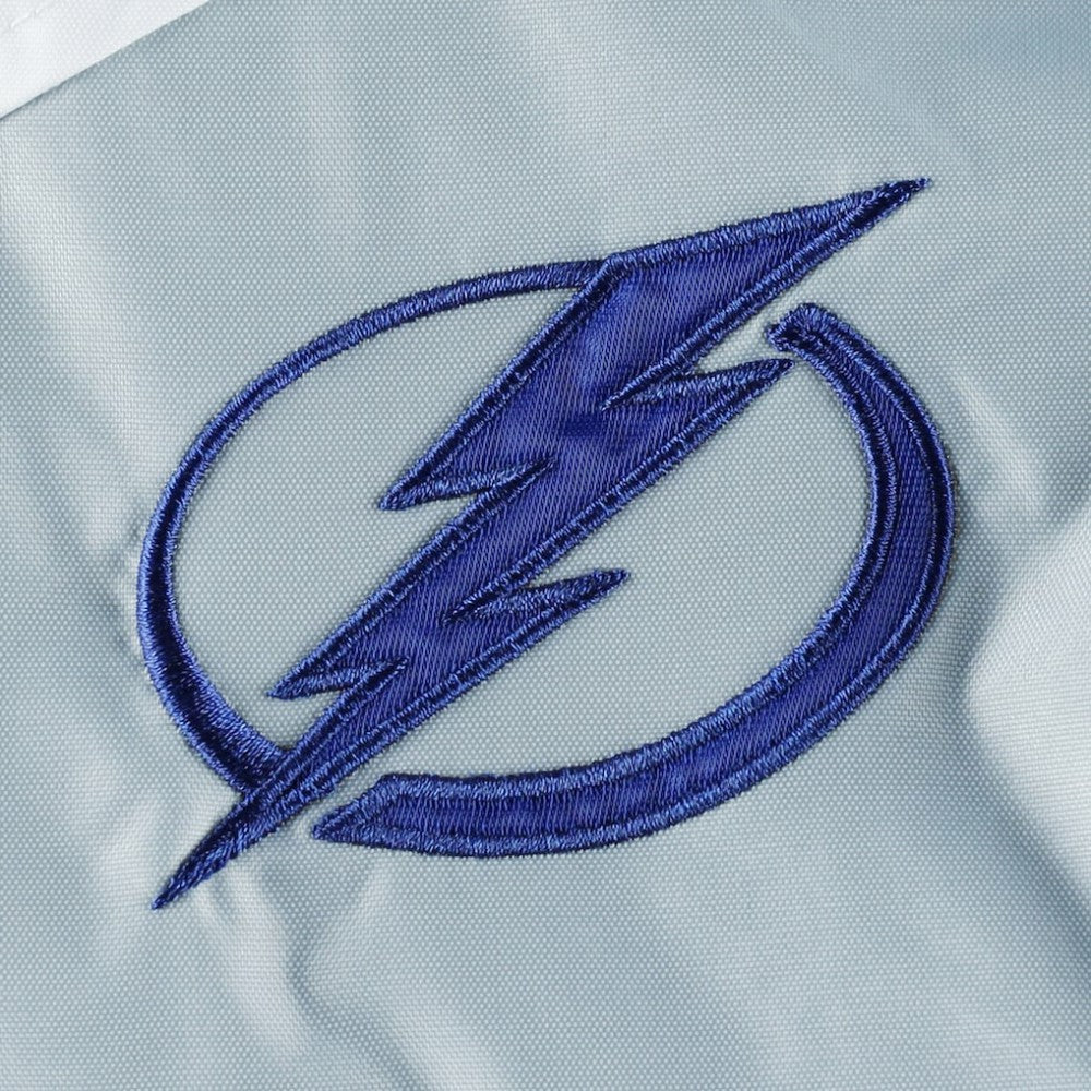 NHL Tampa Bay Lightning Tommy Hilfiger Women's Staci Half-Zip Windbreaker Jacket - Blue/Silver
