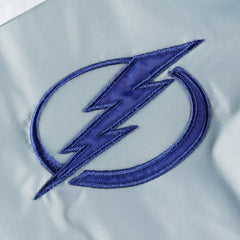NHL Tampa Bay Lightning Tommy Hilfiger Women's Staci Half-Zip Windbreaker Jacket - Blue/Silver