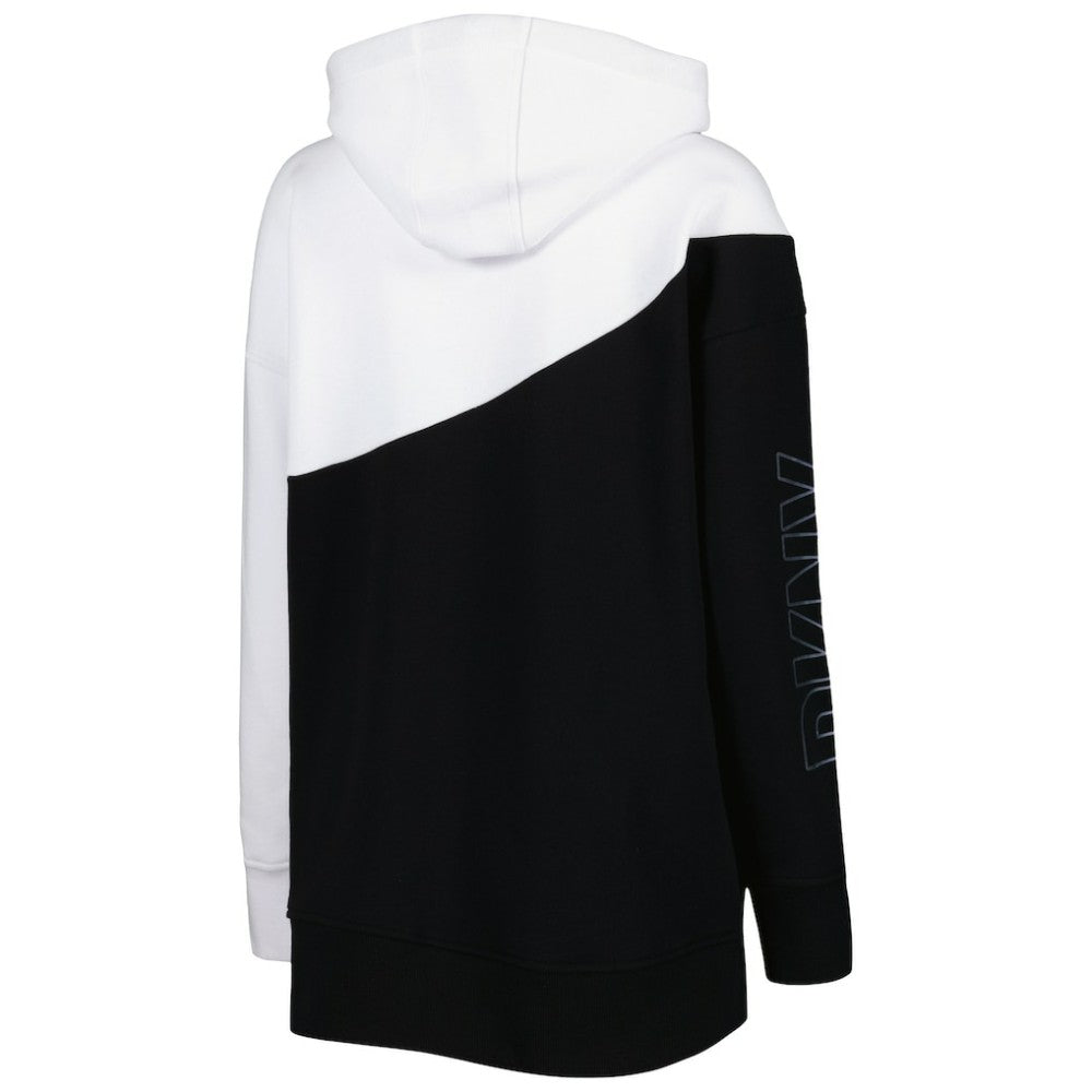 NHL Philadelphia Flyers DKNY Sport Women's Gina Full-Zip Hoodie - Black/White
