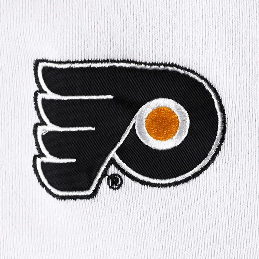 NHL Philadelphia Flyers DKNY Sport Women's Gina Full-Zip Hoodie - Black/White