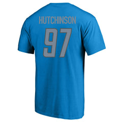 Aidan Hutchinson Detroit Lions Big & Tall Player Name & Number T-Shirt Blue