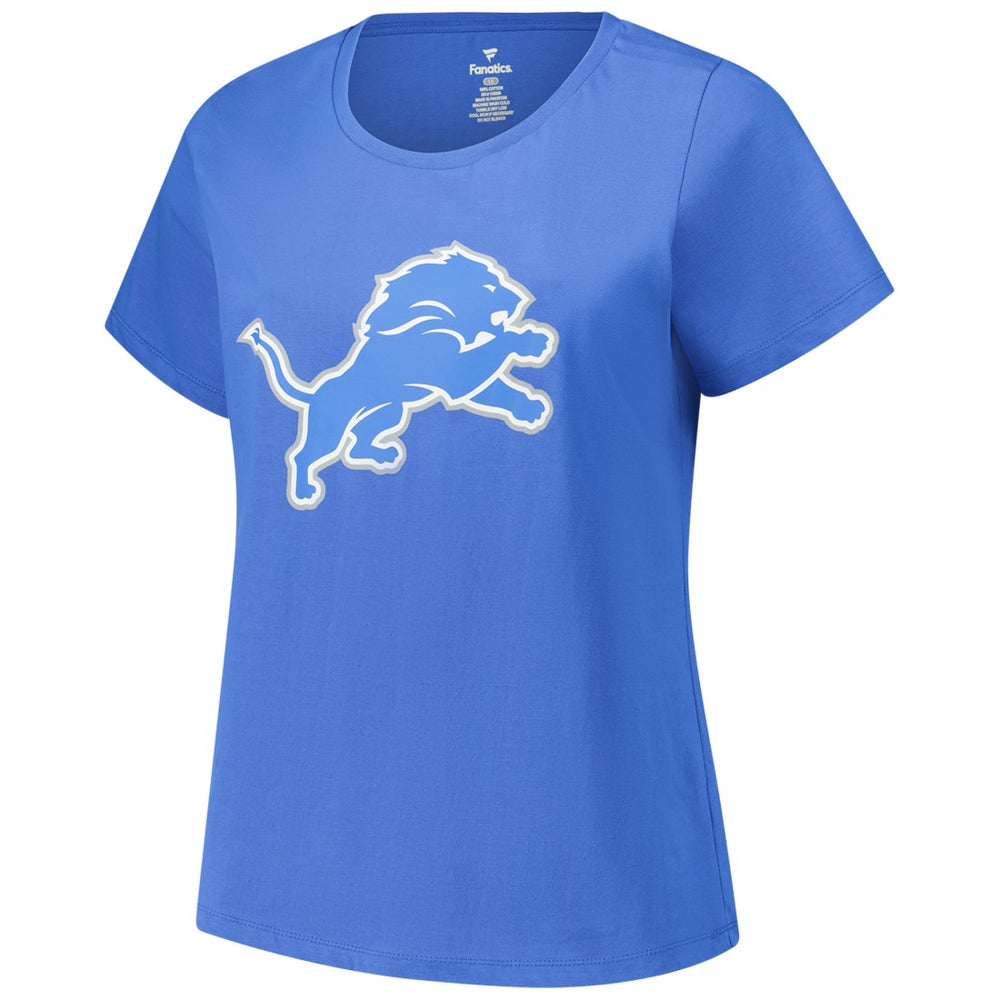 Aidan Hutchinson Detroit Lions Women's Plus Size Fair Catch Name & Number Scoop Neck T-Shirt Blue
