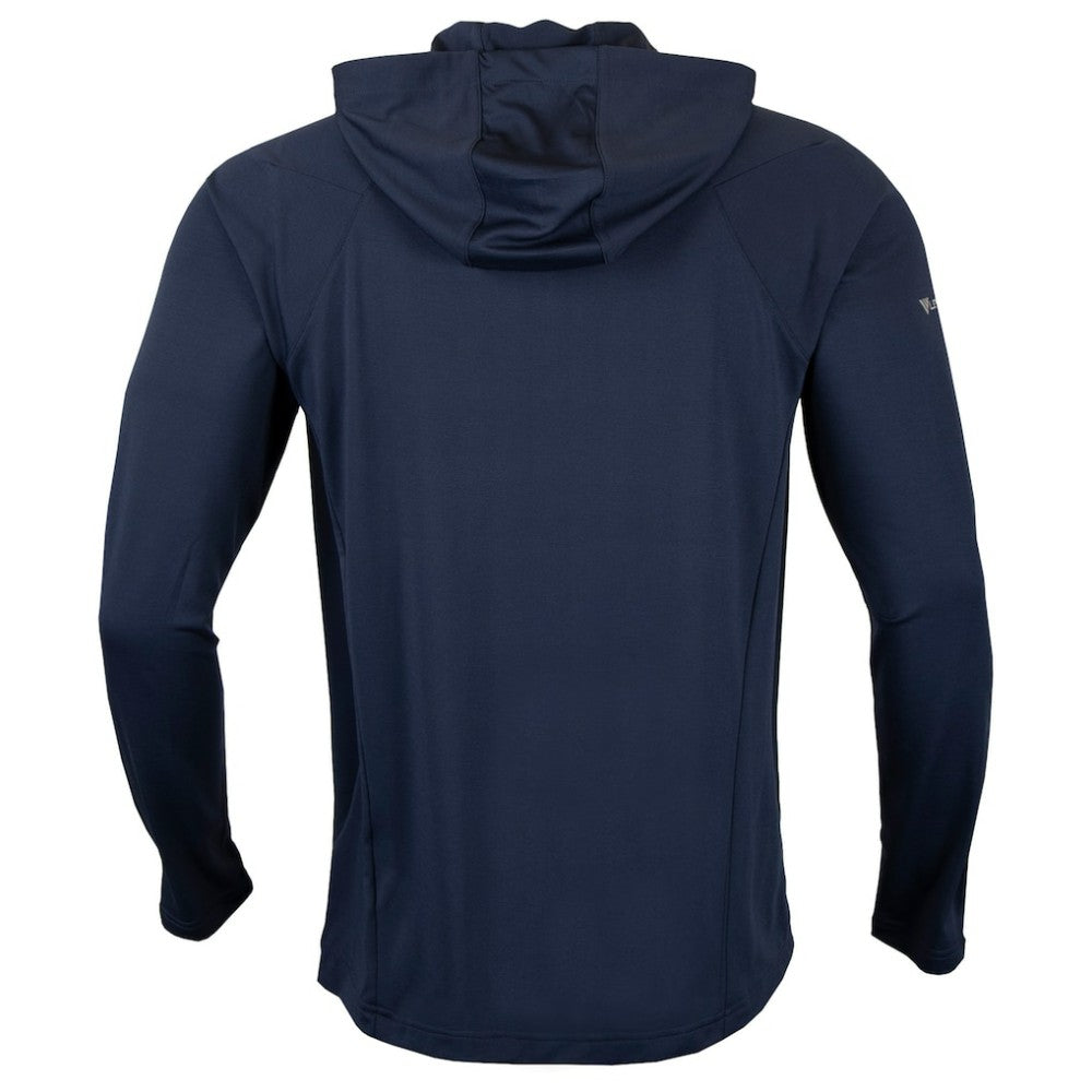 Minnesota Twins Levelwear Zander Insignia Core Quarter-Zip Pullover Hoodie - Navy Hoodies