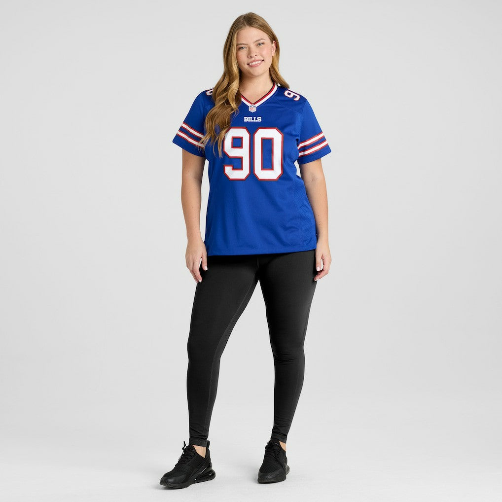 Shaq Lawson Buffalo Bills Women's Game Jersey Royal