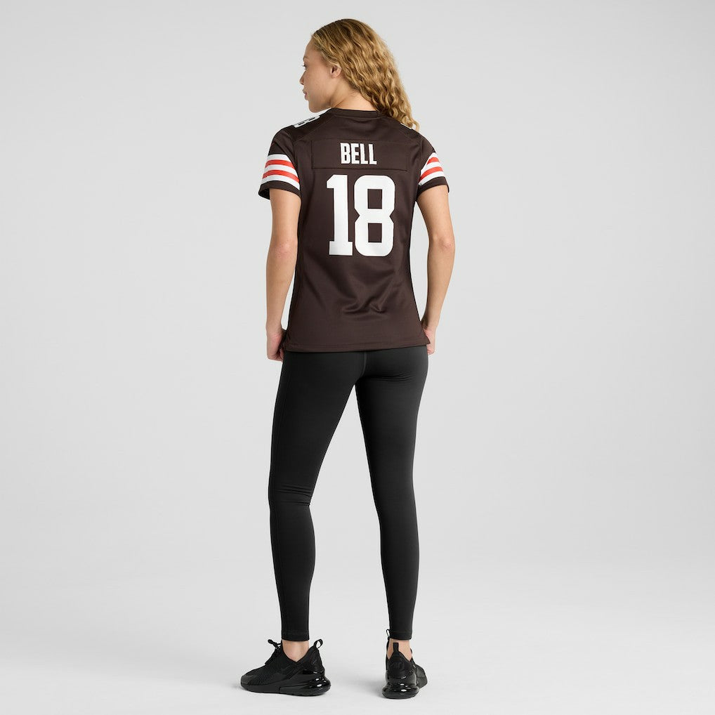David Bell Cleveland Browns Women's Game Jersey Brown