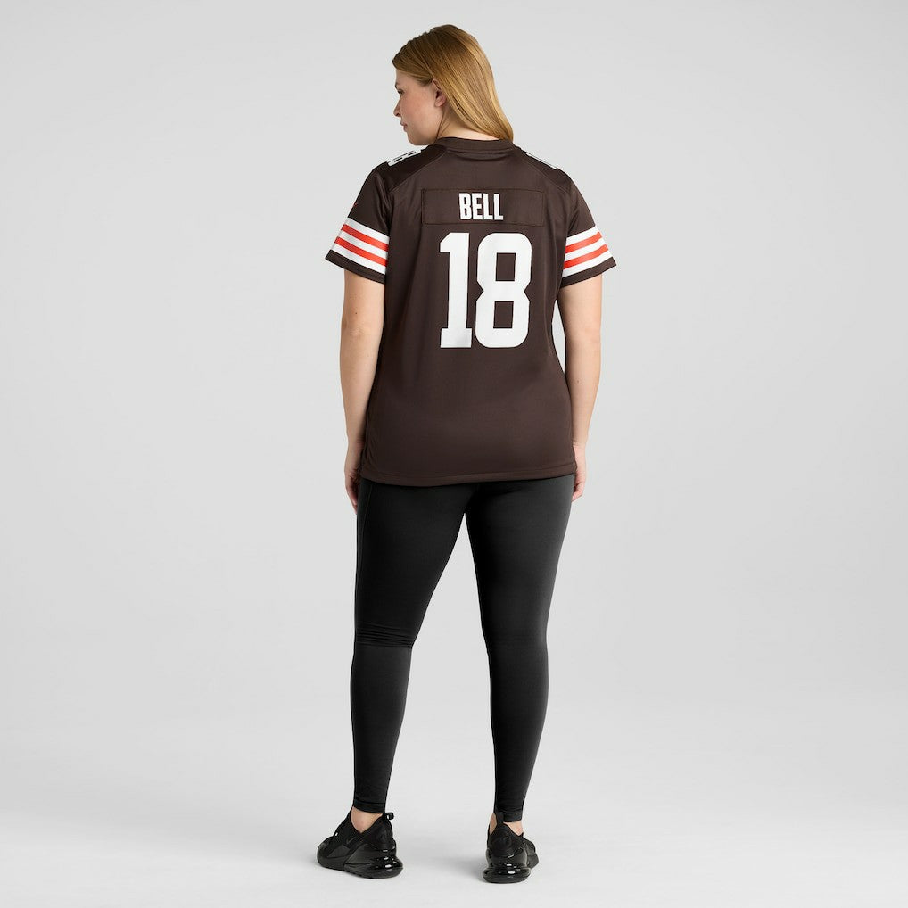 David Bell Cleveland Browns Women's Game Jersey Brown