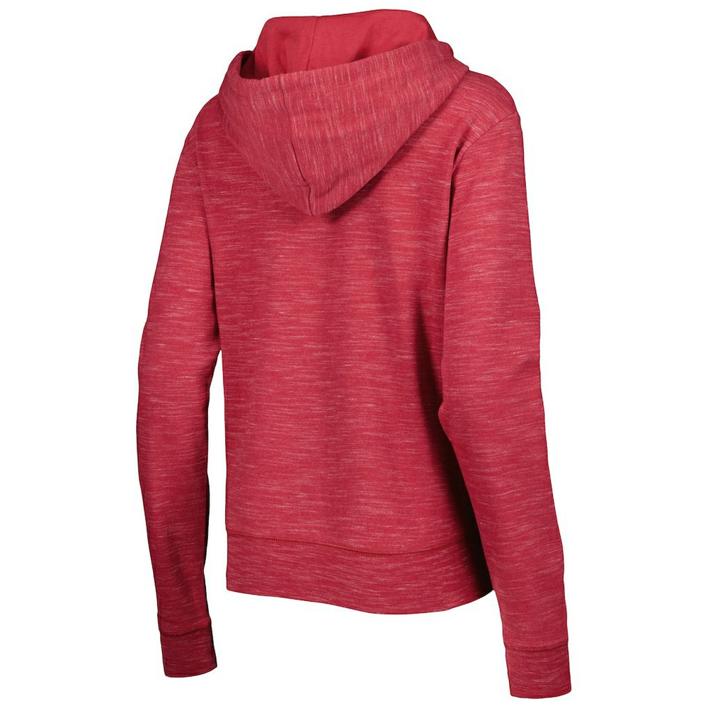 Arizona Cardinals New Era Women's Reverse Full-Zip Hoodie Cardinal