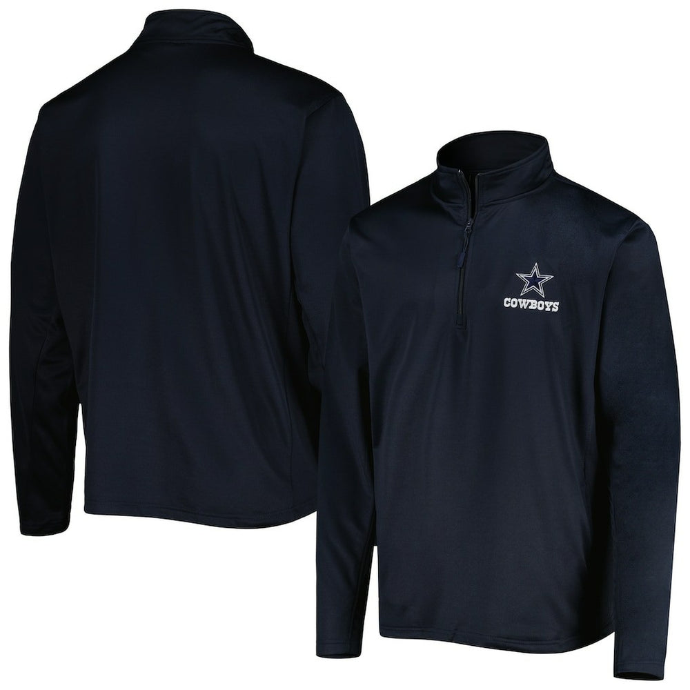 Dallas Cowboys Dunbrooke All-Star Tech Quarter-Zip Top Navy