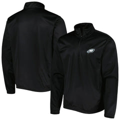 Philadelphia Eagles Dunbrooke All-Star Tech Quarter-Zip Top Black
