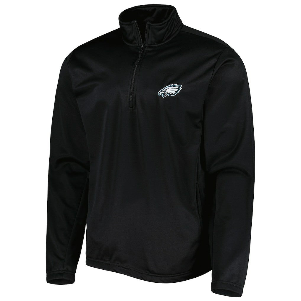Philadelphia Eagles Dunbrooke All-Star Tech Quarter-Zip Top Black