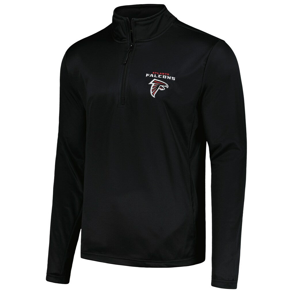 Atlanta Falcons Dunbrooke All-Star Tech Quarter-Zip Top Black