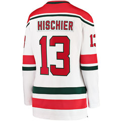 NHL Nico Hischier New Jersey Devils Fanatics Women's Alternate Breakaway Jersey - White